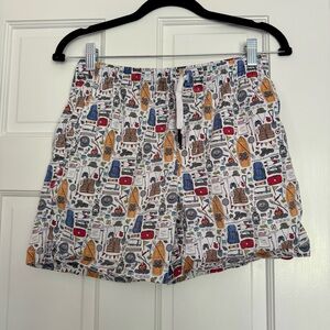 Vineyard Vines Red and White Shorts Playful Pattern